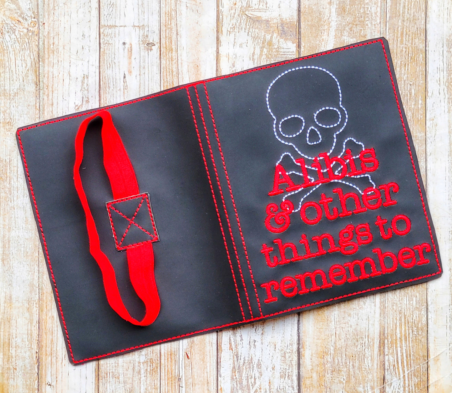 Embroidered Notebook Covers