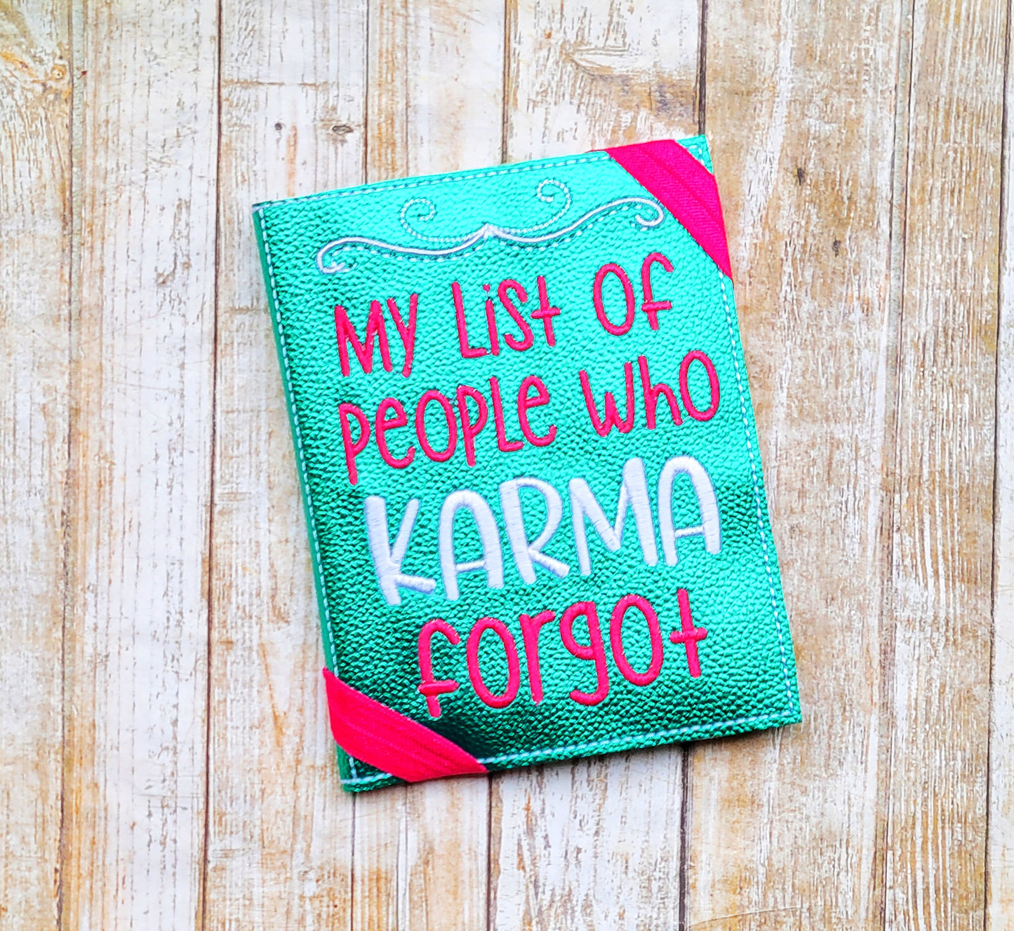 Embroidered Notebook Covers