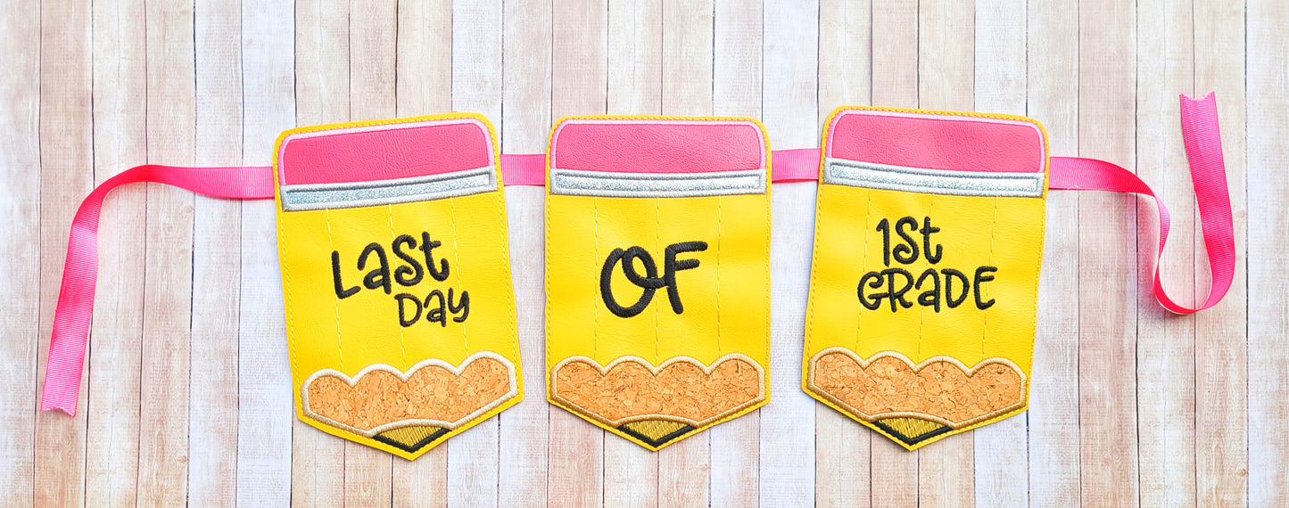 First/Last day of School Grade Banner