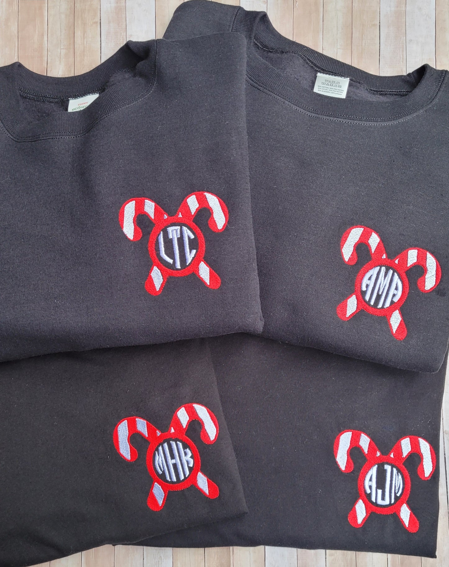 Candy Cane Monogram
