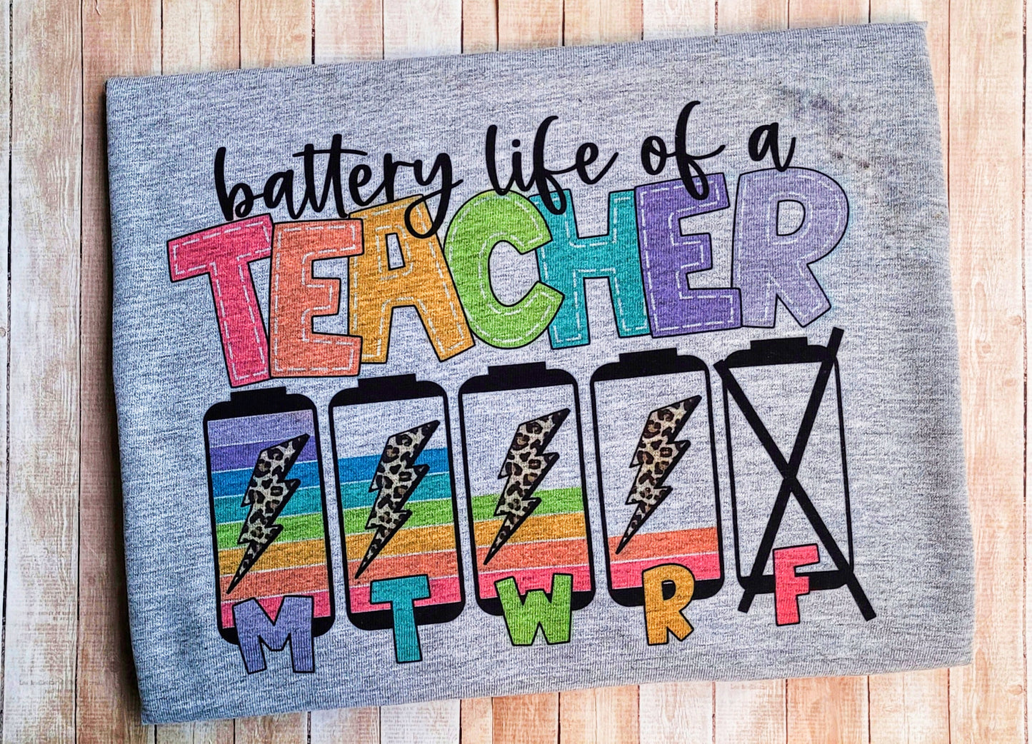 Battery of a Teacher Life SS Tee