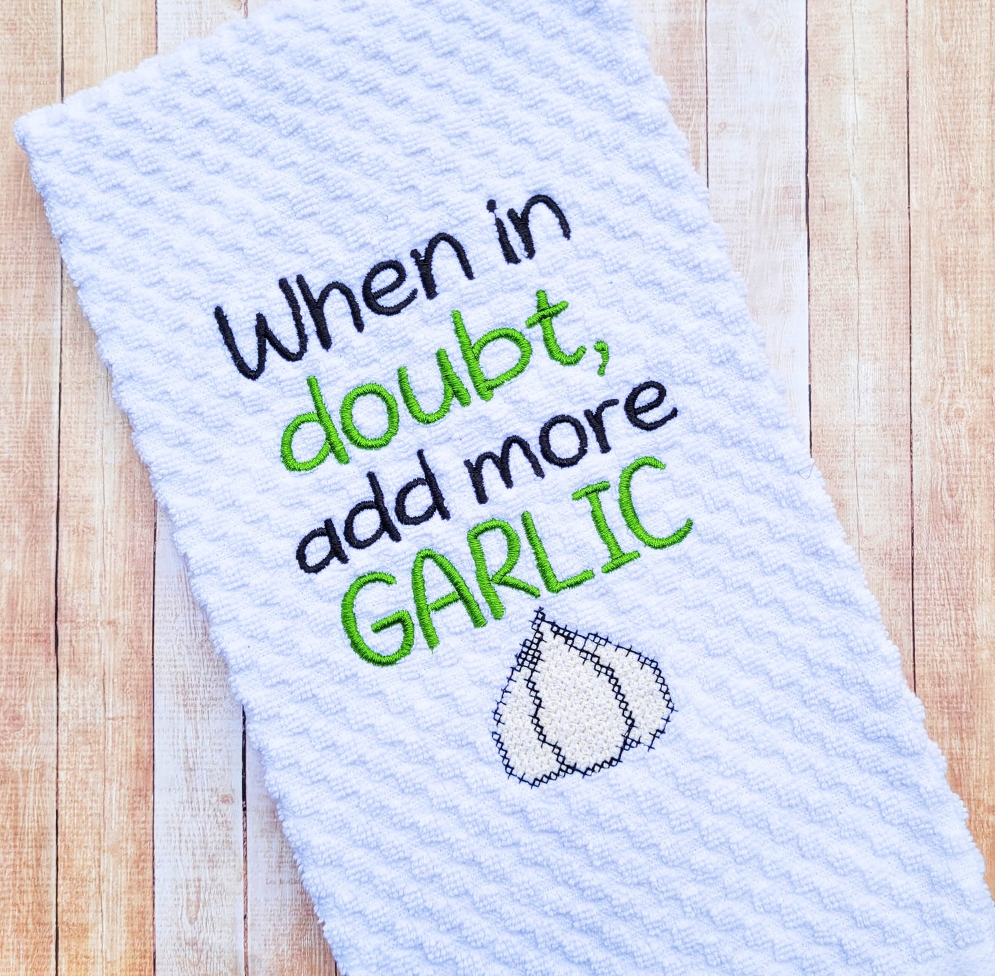 Garlic Kitchen Towel