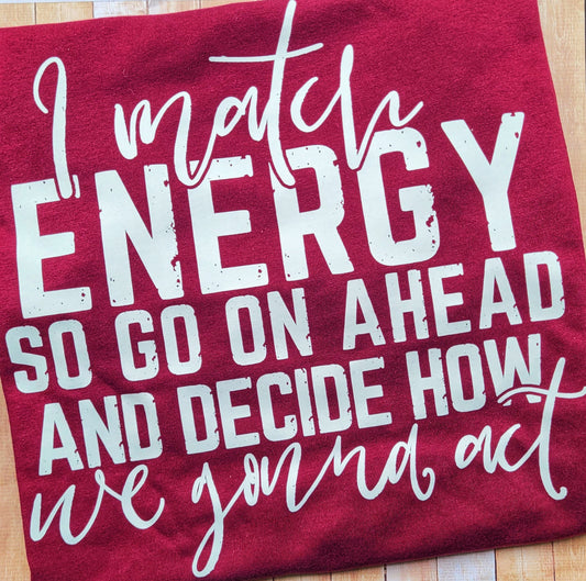 Match Energy SS Tee